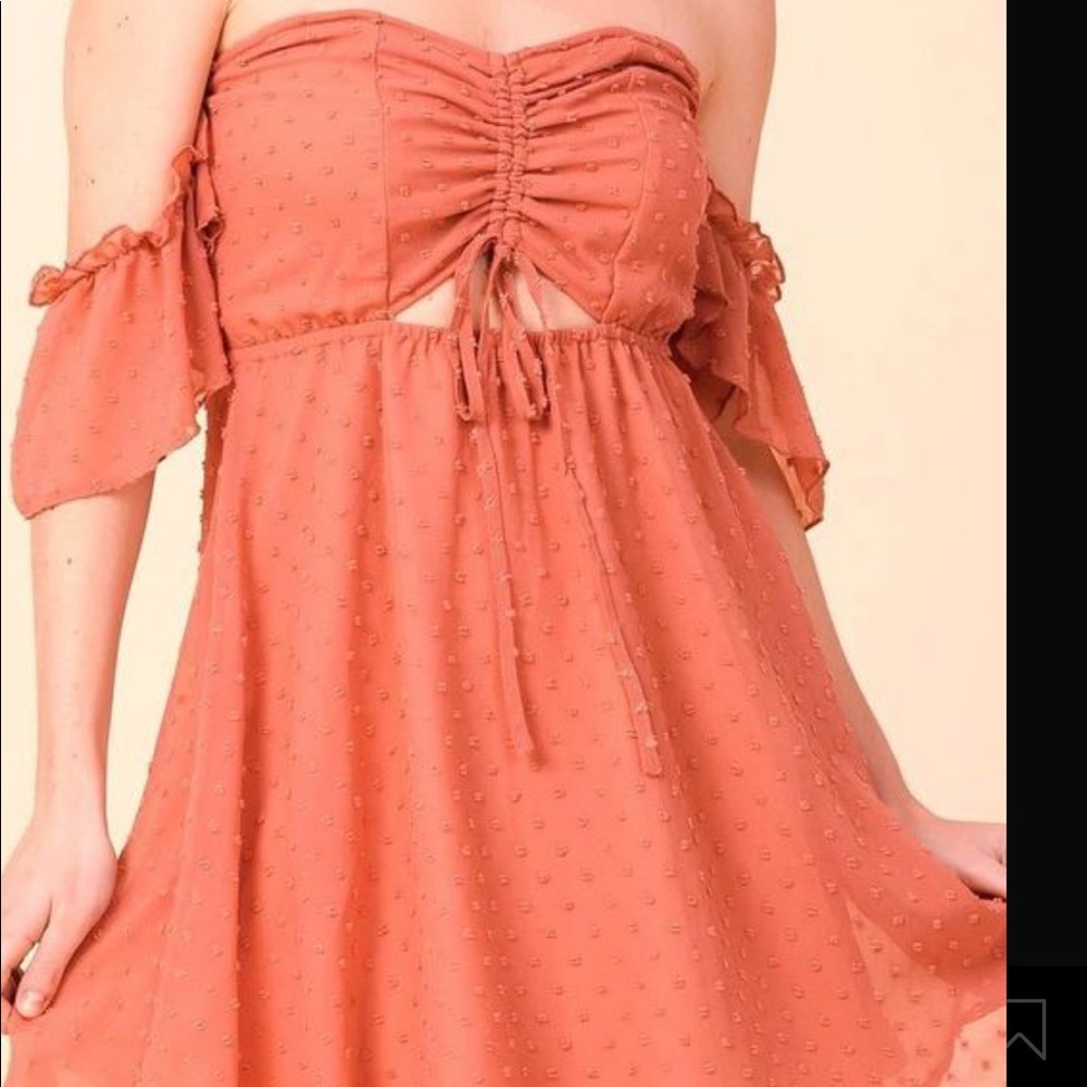 Strapless dress